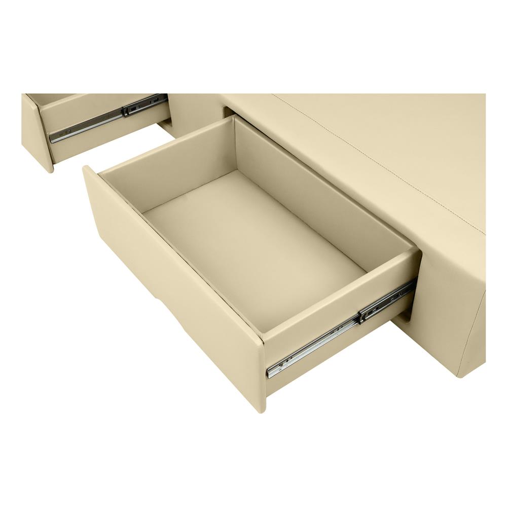 ฐานรองหัวเตียง 3.5 ฟุต HOME LIVING STYLE ROME-R สีครีม