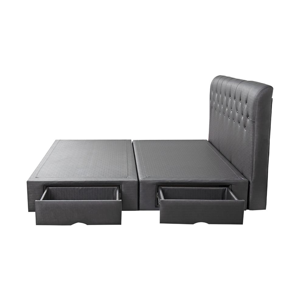 ฐานรองหัวเตียง 6 ฟุต HOME LIVING STYLE ROME-L สีดำ