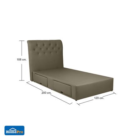 ฐานรองหัวเตียง 3.5 ฟุต HOME LIVING STYLE ROME-R สี TAUPE_8