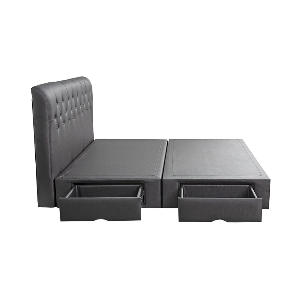 ฐานรองหัวเตียง 6 ฟุต HOME LIVING STYLE ROME-R สีดำ