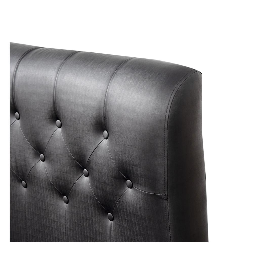 ฐานรองหัวเตียง 6 ฟุต HOME LIVING STYLE ROME-R สีดำ