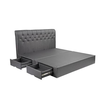 ฐานรองหัวเตียง 6 ฟุต HOME LIVING STYLE ROME-R สีดำ_1