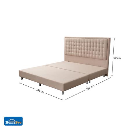 ฐานรองหัวเตียง 5 ฟุต HOME LIVING STYLE TOAST สีครีม_6