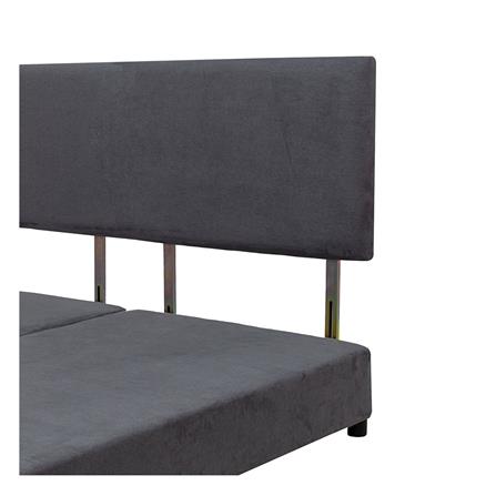 ฐานรองหัวเตียง 6 ฟุต LADY AMERICANA LASVEGUS สีเทา_4