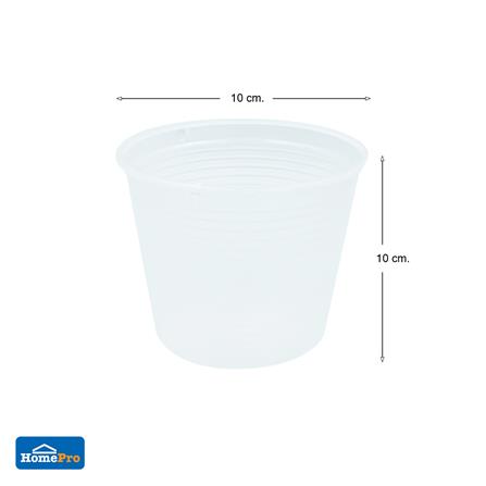 กระถางต้นไม้ SPRING 4 นิ้ว สีขาวใส แพ็ค 8 ใบ_3