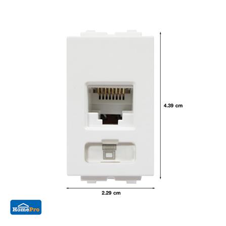 เต้ารับคอมพิวเตอร์ ELECKTA BASIC CAT 6 สีขาว_3