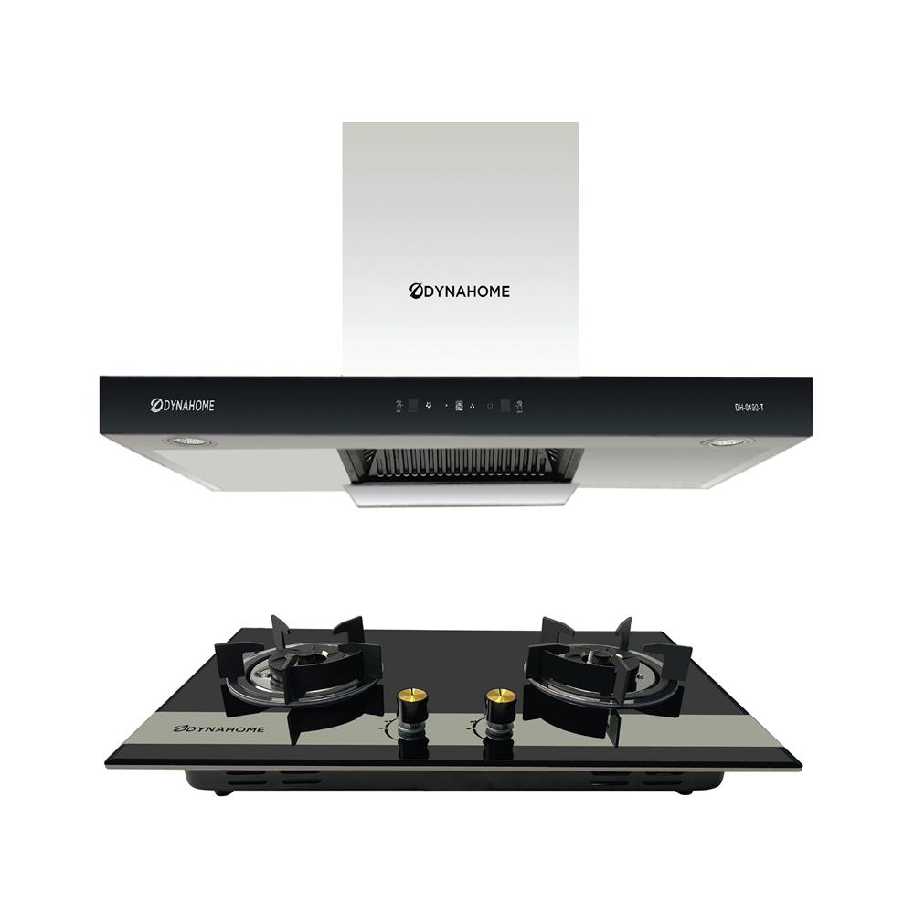 เตาฝัง+เครื่องดูดควัน DYNA HOME DH0490+DH2000G