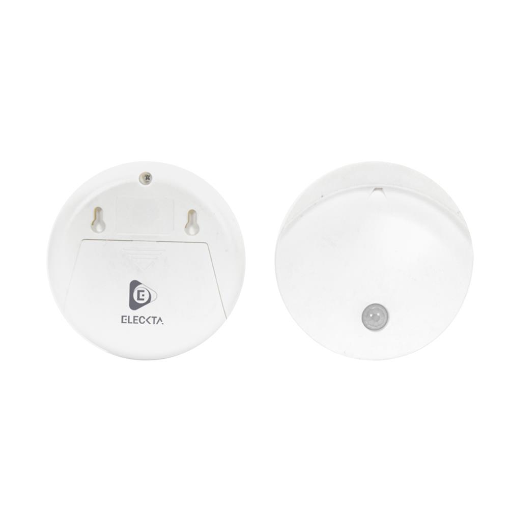 ไฟ LED อัตโนมัติ แบบกลม ELECKTA 0.5 วัตต์ แสงขาว แพ็ก 2 ชิ้น