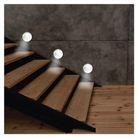 ไฟ LED อัตโนมัติ แบบกลม ELECKTA 0.5 วัตต์ แสงขาว แพ็ก 2 ชิ้น_3