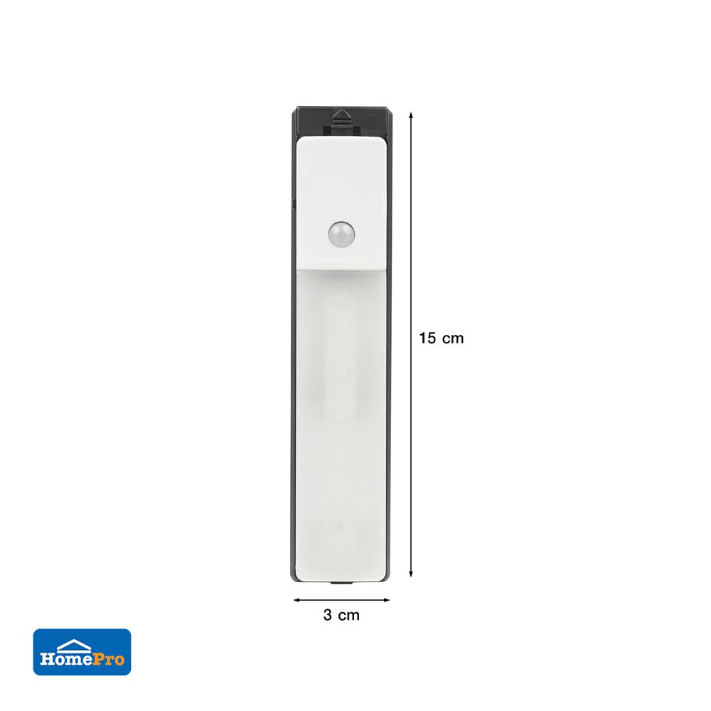 ไฟ LED อัตโนมัติ รีชาร์จ ELECKTA 1.2 วัตต์ 6 LED แสงขาว