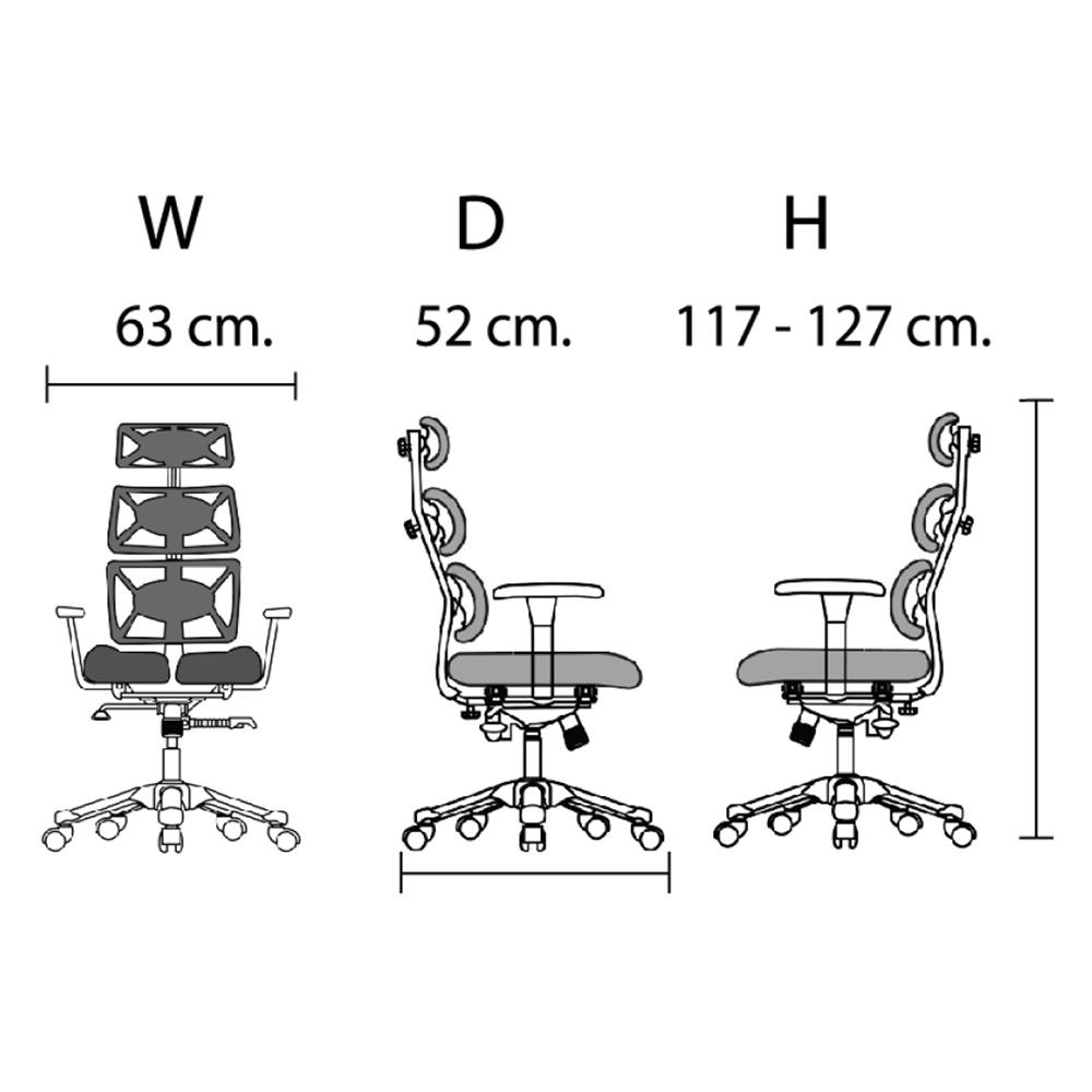 เก้าอี้เพื่อสุขภาพ HARA CHAIR DOCTOR-2 สีดำ
