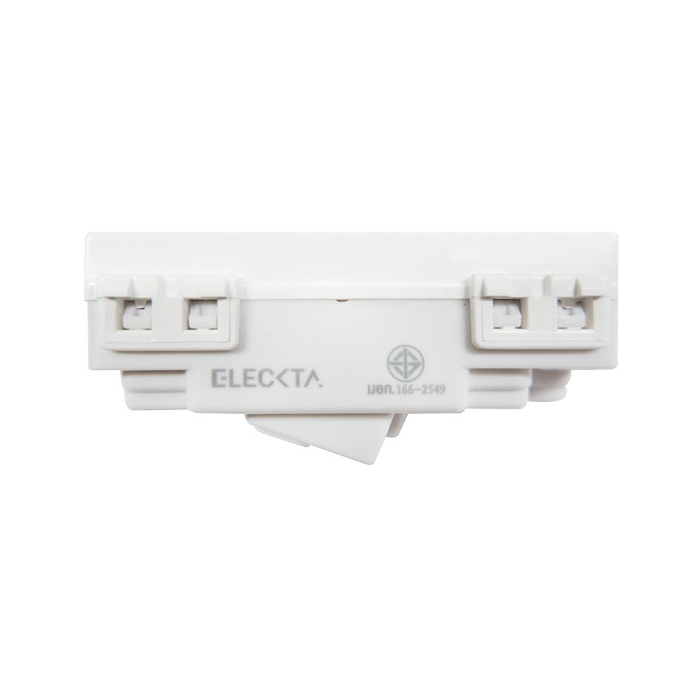 เต้ารับคู่ 3 ขา ELECKTA BASIC สีขาว