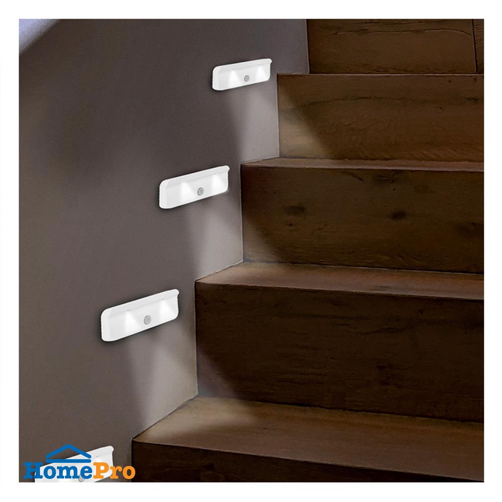 ไฟ LED อัตโนมัติ แบบเหลี่ยม ELECKTA 1 วัตต์ แสงขาว แพ็ก 2 ชิ้น