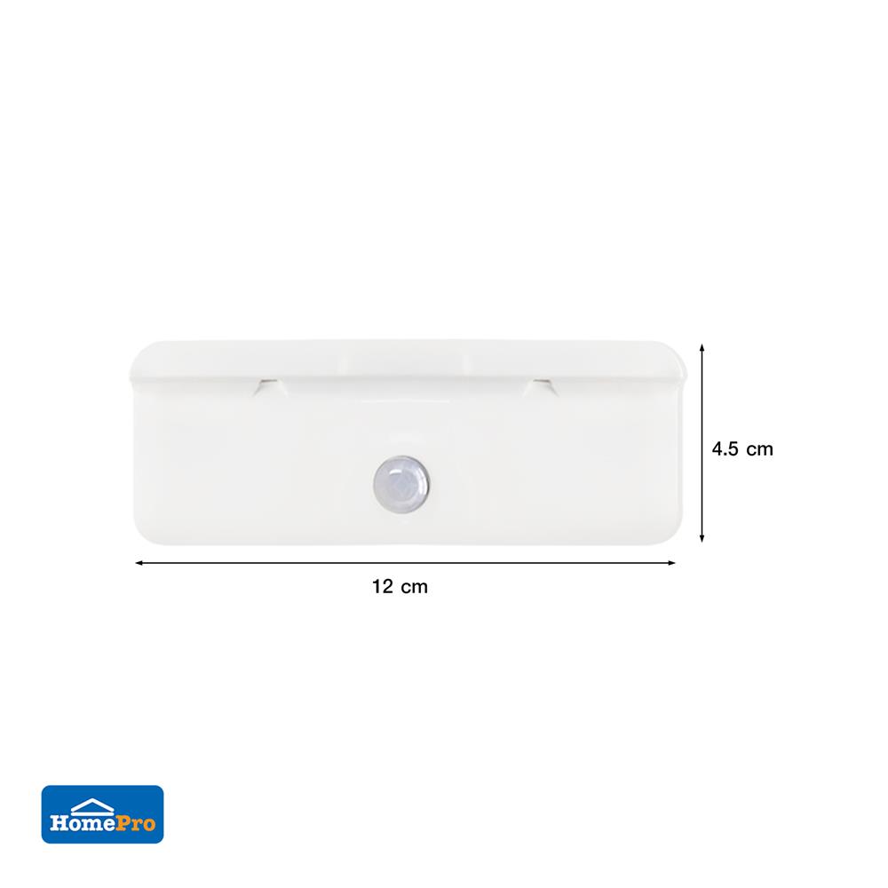 ไฟ LED อัตโนมัติ แบบเหลี่ยม ELECKTA 1 วัตต์ แสงขาว แพ็ก 2 ชิ้น