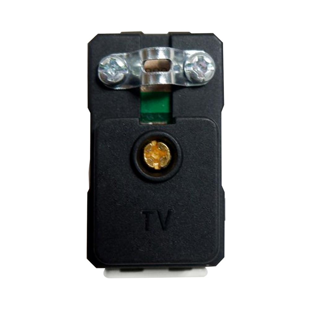 เต้ารับโทรทัศน์ 75 โอห์ม ELECKTA BASIC สีขาว