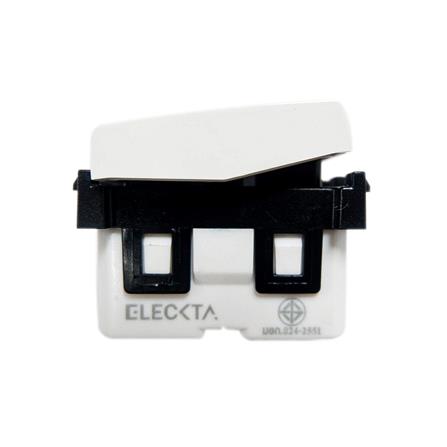 สวิตช์ 1 ทาง 1.5 ช่อง ELECKTA BASIC สีขาว_1