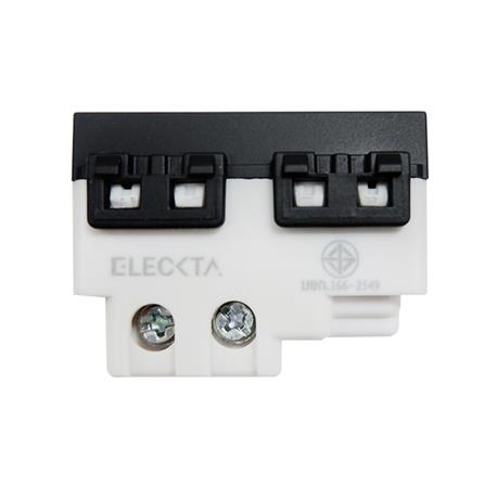 เต้ารับเดี่ยว 3 ขา 1.5 ช่อง ฺELECKTA BASIC สีดำ_2