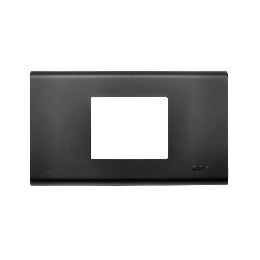 หน้ากาก 2 ช่องกลาง ELECKTA BASIC สีดำ