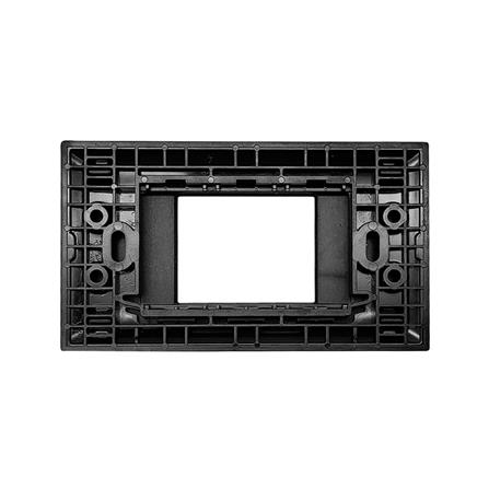 หน้ากาก 2 ช่องกลาง ELECKTA BASIC สีดำ_1