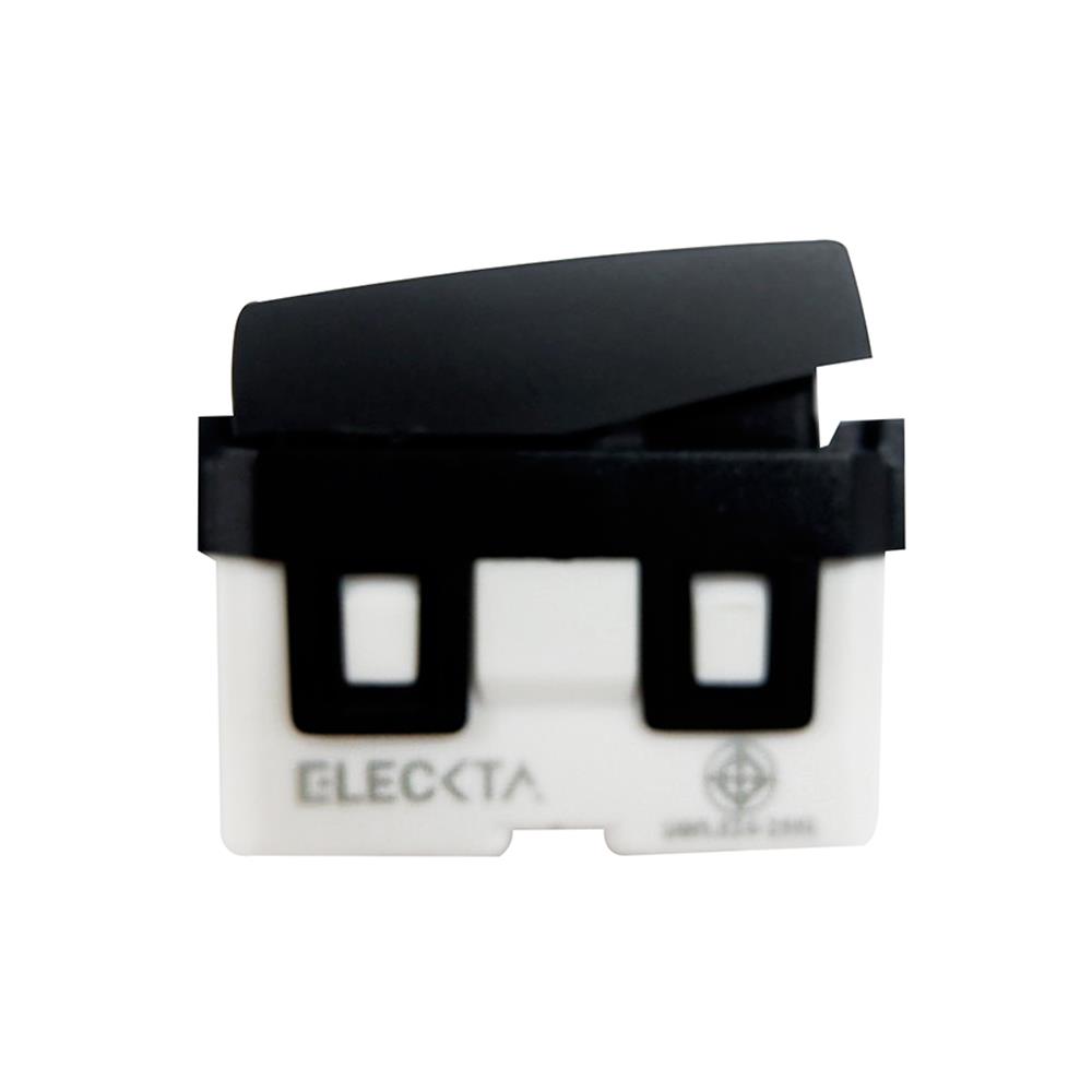 สวิตช์ 1 ทาง 1 ช่อง ELECKTA BASIC สีดำ