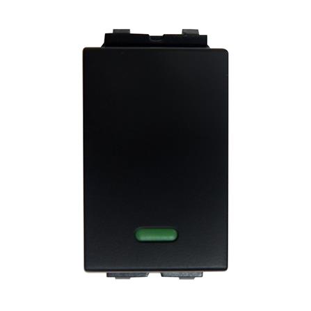 สวิตช์ 1 ทาง 1 ช่อง ELECKTA BASIC สีดำ