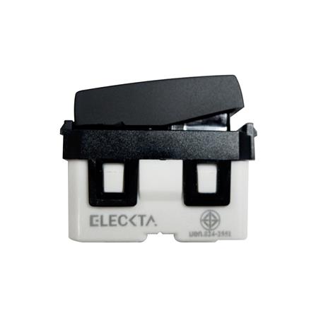 สวิตช์ 2 ทาง 1 ช่อง ELECKTA BASIC สีดำ_1