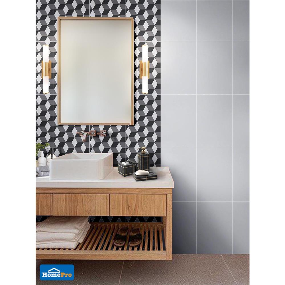 กระเบื้องผนัง 30x45 ซม. TARA แคสปาร์ เทาอ่อน 0.81M2