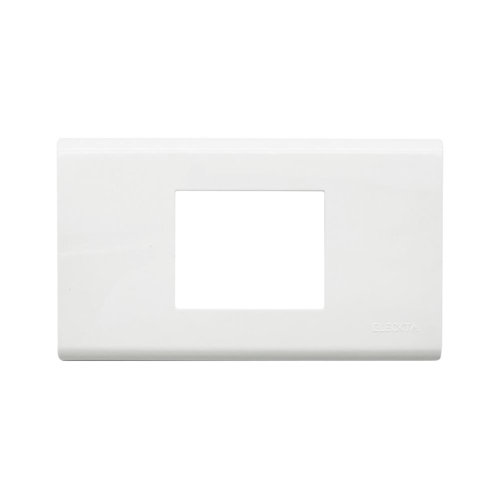 หน้ากาก 2 ช่องกลาง ELECKTA BASIC สีขาว