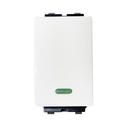 สวิตช์ 1 ทาง 1 ช่อง ELECKTA BASIC สีขาว