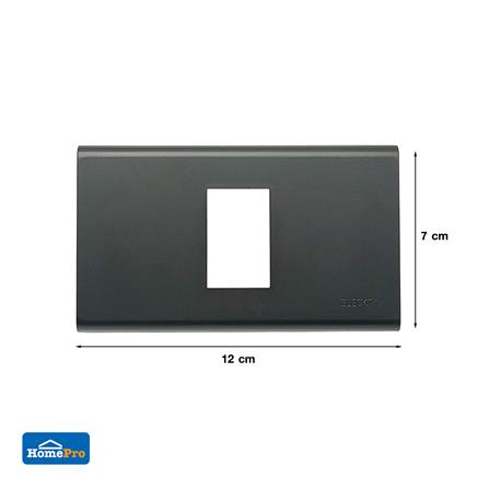 หน้ากาก 1 ช่อง ELECKTA BASIC สีดำ_2