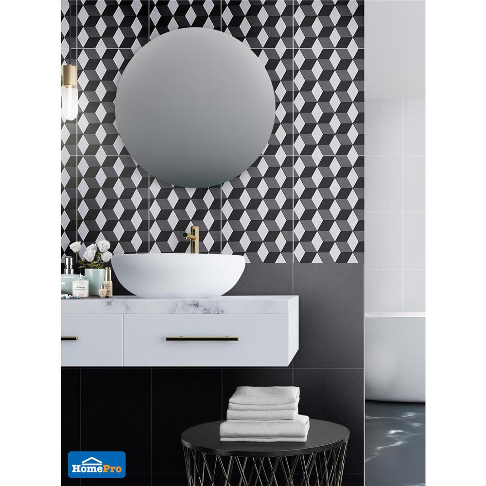 กระเบื้องผนัง 30x45 ซม. TARA แคสปาร์ เทาเข้ม 0.81M2