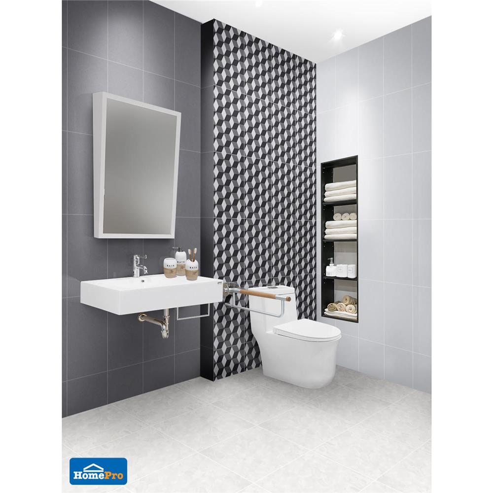 กระเบื้องผนัง 30x45 ซม. TARA แคสปาร์ เทาเข้ม 0.81M2