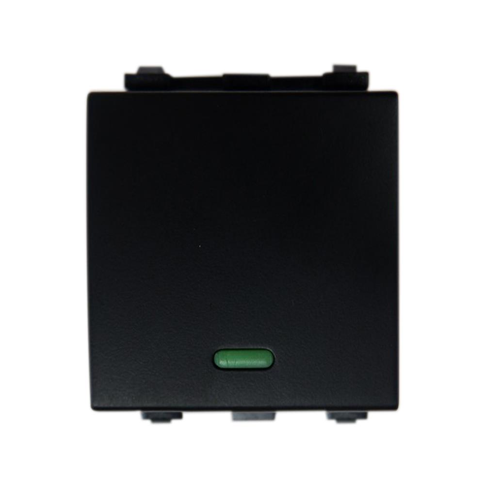 สวิตช์ 1 ทาง 1.5 ช่อง ELECKTA BASIC สีดำ