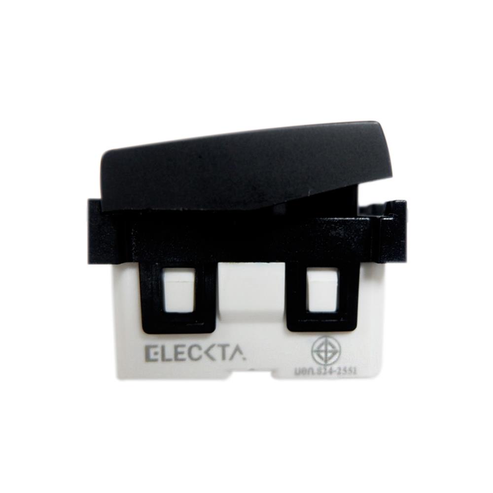 สวิตช์ 1 ทาง 1.5 ช่อง ELECKTA BASIC สีดำ