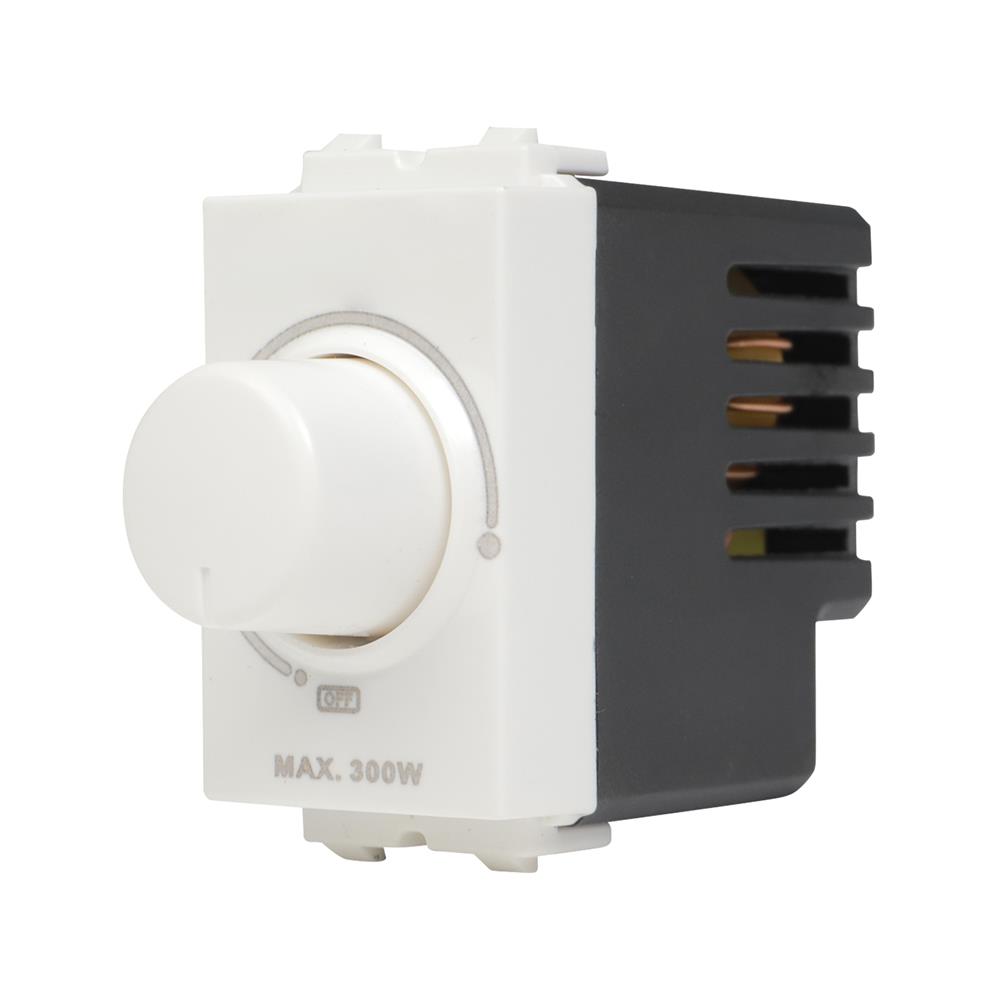 สวิตช์หรี่ไฟ ELECKTA BASIC 300 วัตต์ สีขาว