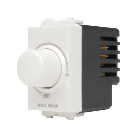 สวิตช์หรี่ไฟ ELECKTA BASIC 300 วัตต์ สีขาว_1