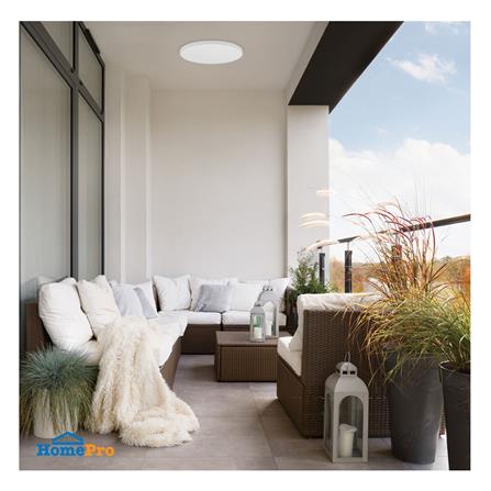 ไฟเพดาน LED LAMPTAN TRIPROOF 14.5 นิ้ว 36 วัตต์ DAYLIGHT/COOL WHITE/WARM WHITE สีขาว_4