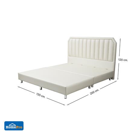 ฐานรองหัวเตียง 5 ฟุต HOME LIVING STYLE LUXE สีขาว_6