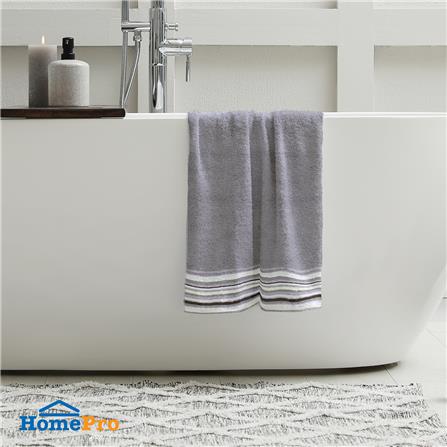 ผ้าขนหนู HOME LIVING STYLE SMITH 30X60 นิ้ว สีเทา_4