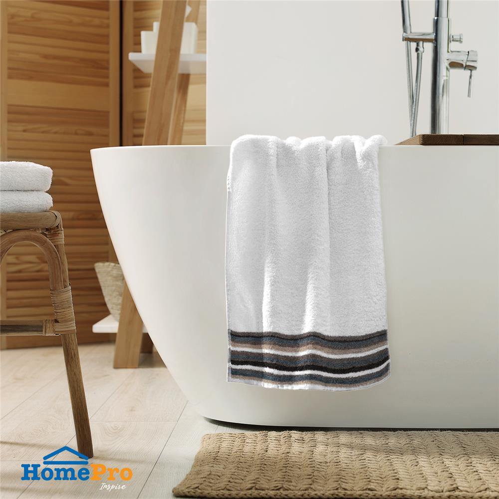 ผ้าขนหนู HOME LIVING STYLE SMITH 27X54 นิ้ว สีขาว