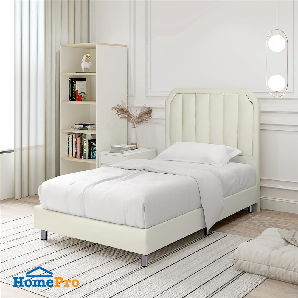 ฐานรองหัวเตียง 3.5 ฟุต HOME LIVING STYLE LUXE สีขาว