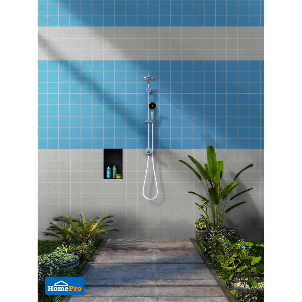 กระเบื้องผนังพอร์ซเลน 4x4 นิ้ว COTTO MT 4SR1-6423 สลิมไลท์ บลู PM