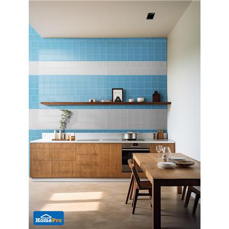 กระเบื้องผนังพอร์ซเลน 4x4 นิ้ว COTTO MT 4SR1-6423 สลิมไลท์ บลู PM_4