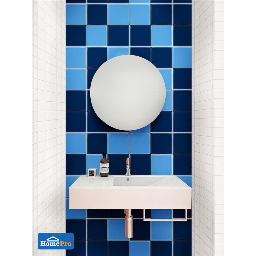 กระเบื้องผนังพอร์ซเลน 4x4 นิ้ว COTTO MT 4SR1-6431 สลิม น้ำเงิน PM