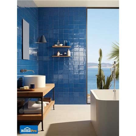 กระเบื้องผนังพอร์ซเลน 4x4 นิ้ว COTTO MT 4SR1-6431 สลิม น้ำเงิน PM_6