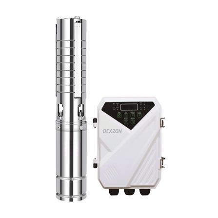 ปั๊มบาดาลโซล่าเซลล์ DEXZON 4DSC7.5-100-110-1500 4 นิ้ว