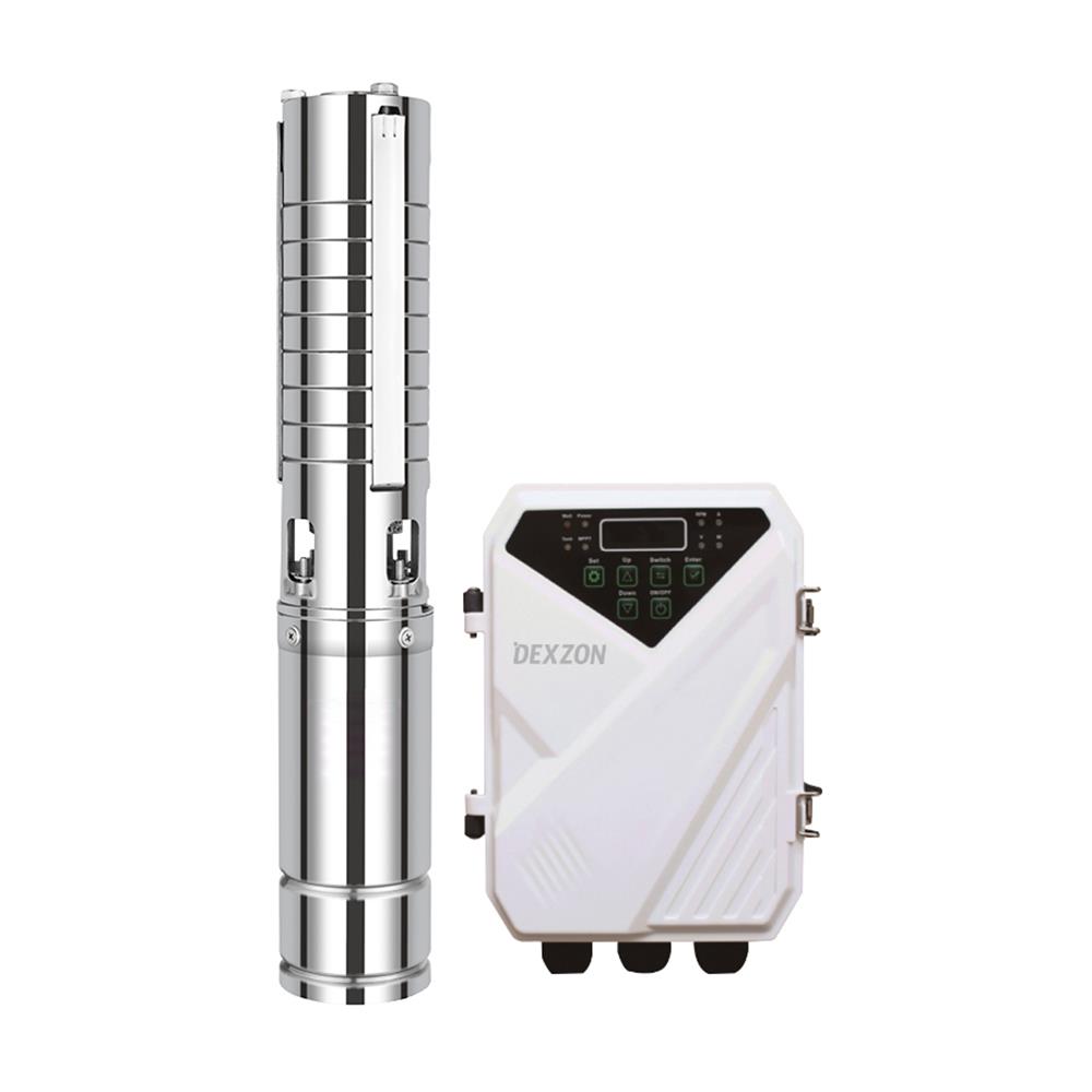 ปั๊มบาดาลโซล่าเซลล์ DEXZON 4DSC5.2-101-110-1100 4 นิ้ว