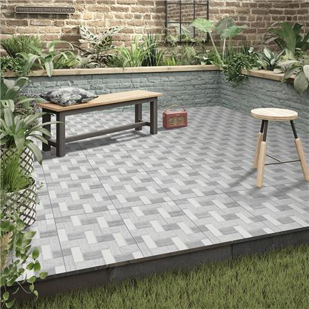 กระเบื้องพื้น 16x16 นิ้ว ภูผา ฮาซาน เกรย์ A 0.96M2_2