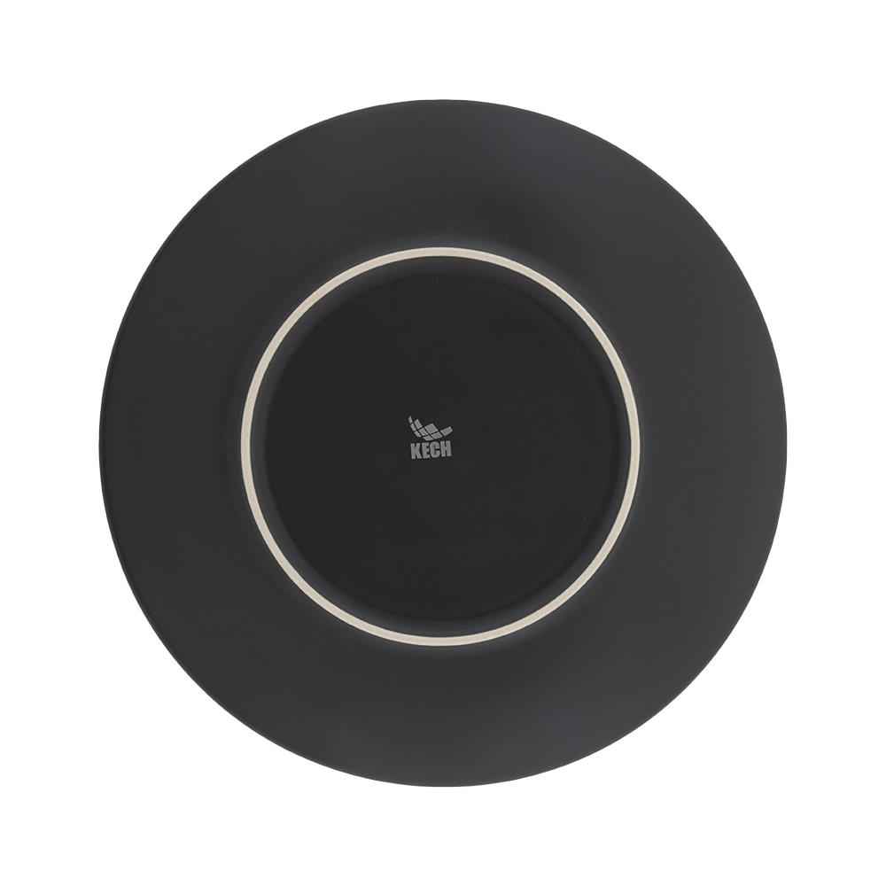 จานบัวเซรามิก 9.5" KECH LANZO BLACK