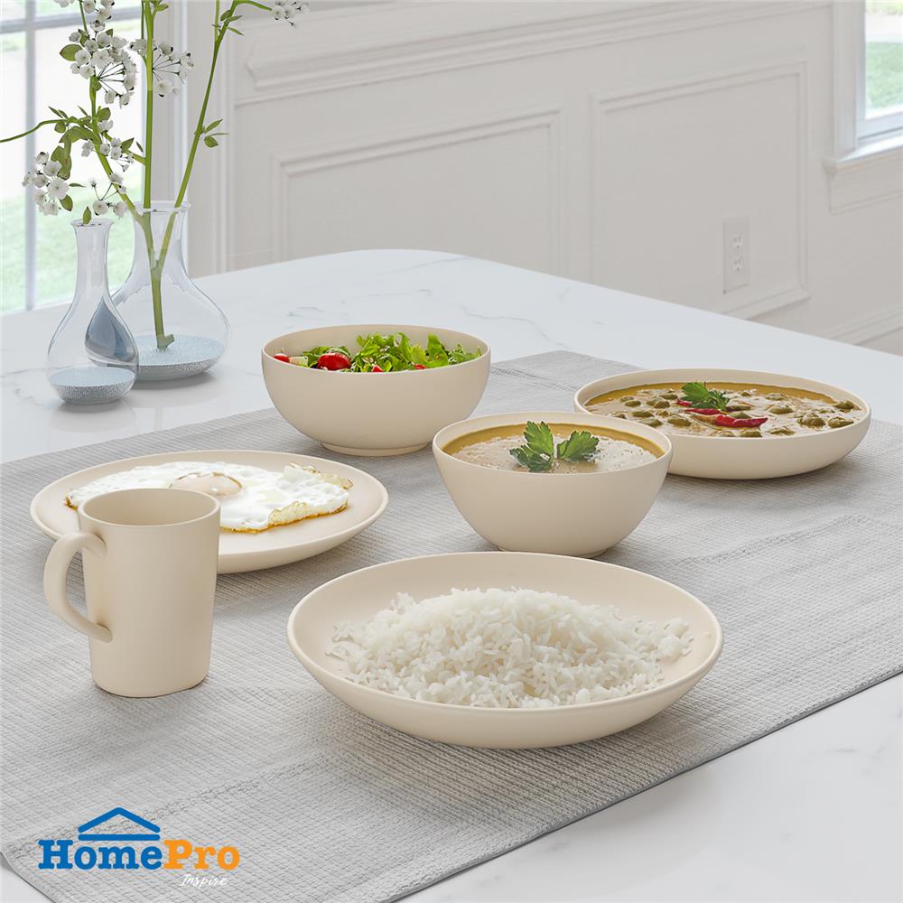 ชามเซรามิก 6.5 นิ้ว KECH LANZO BEIGE